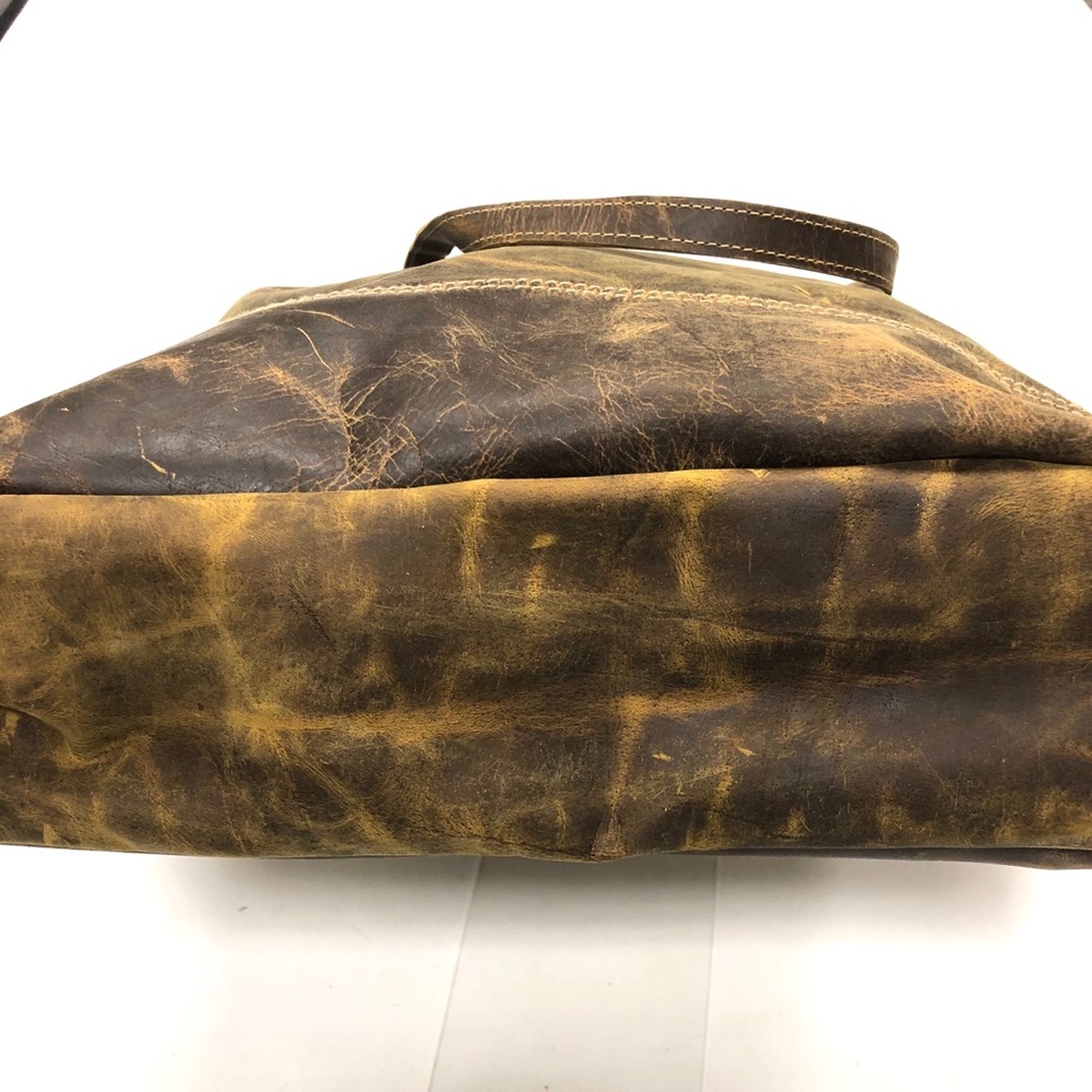 Fleece Leather Tote Bag - Picture 6 of 7